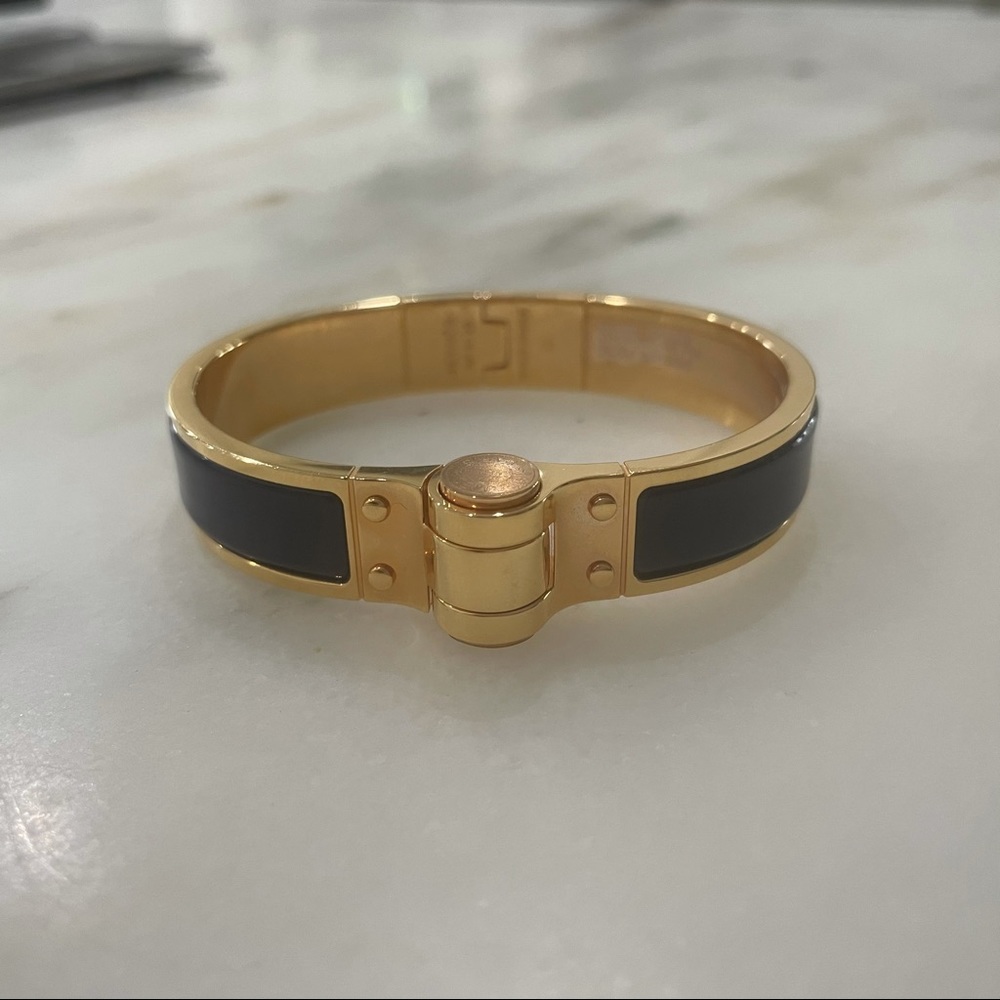 Hermès Enamel Hinged Bracelet